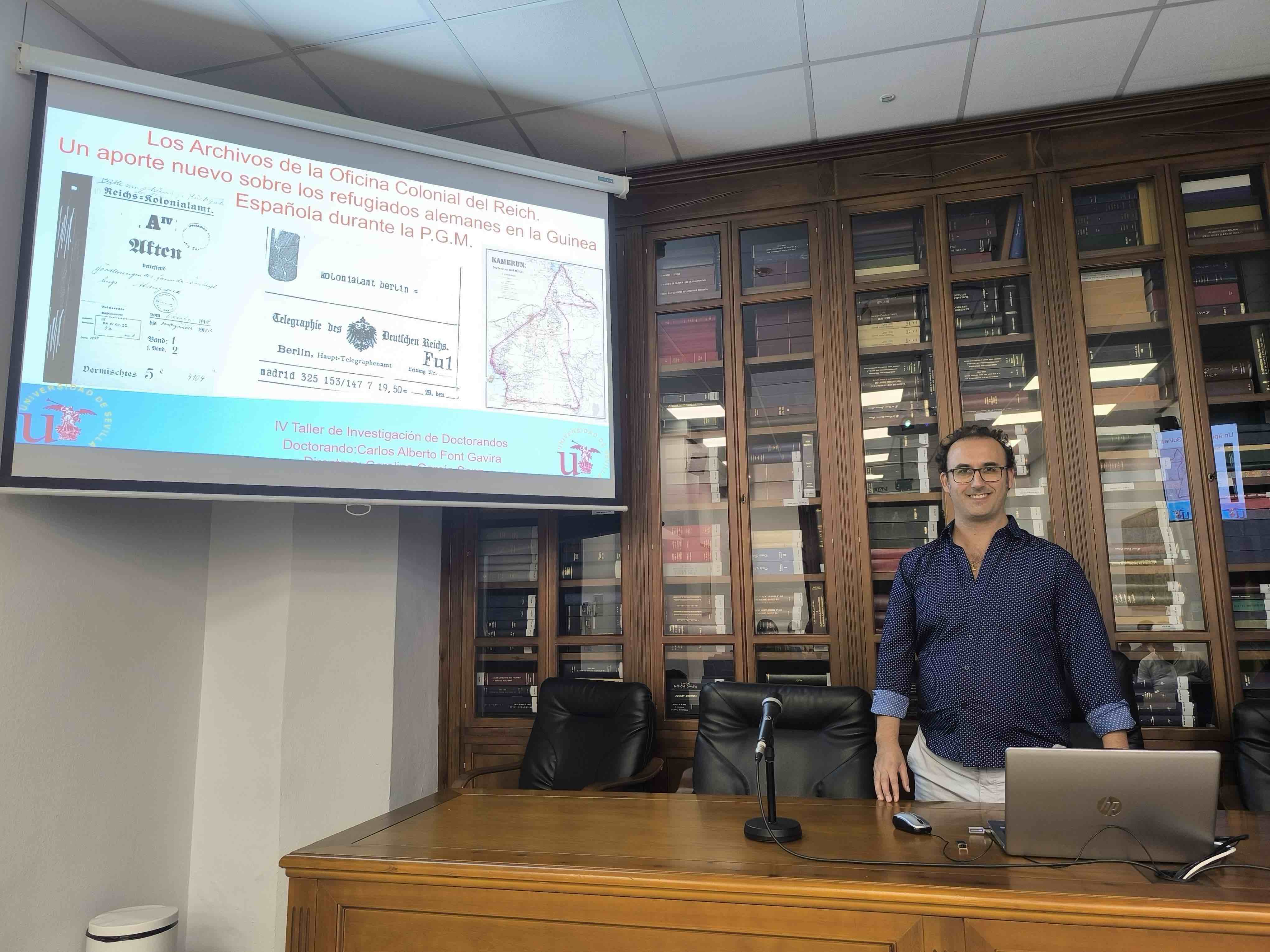 (DES)RACIALHIST participa en el “IV Taller de Investigación de Doctorandos. Fuentes y Métodos para la Historia” a través de la participación de Carlos Font Gavira. 30/09/2025