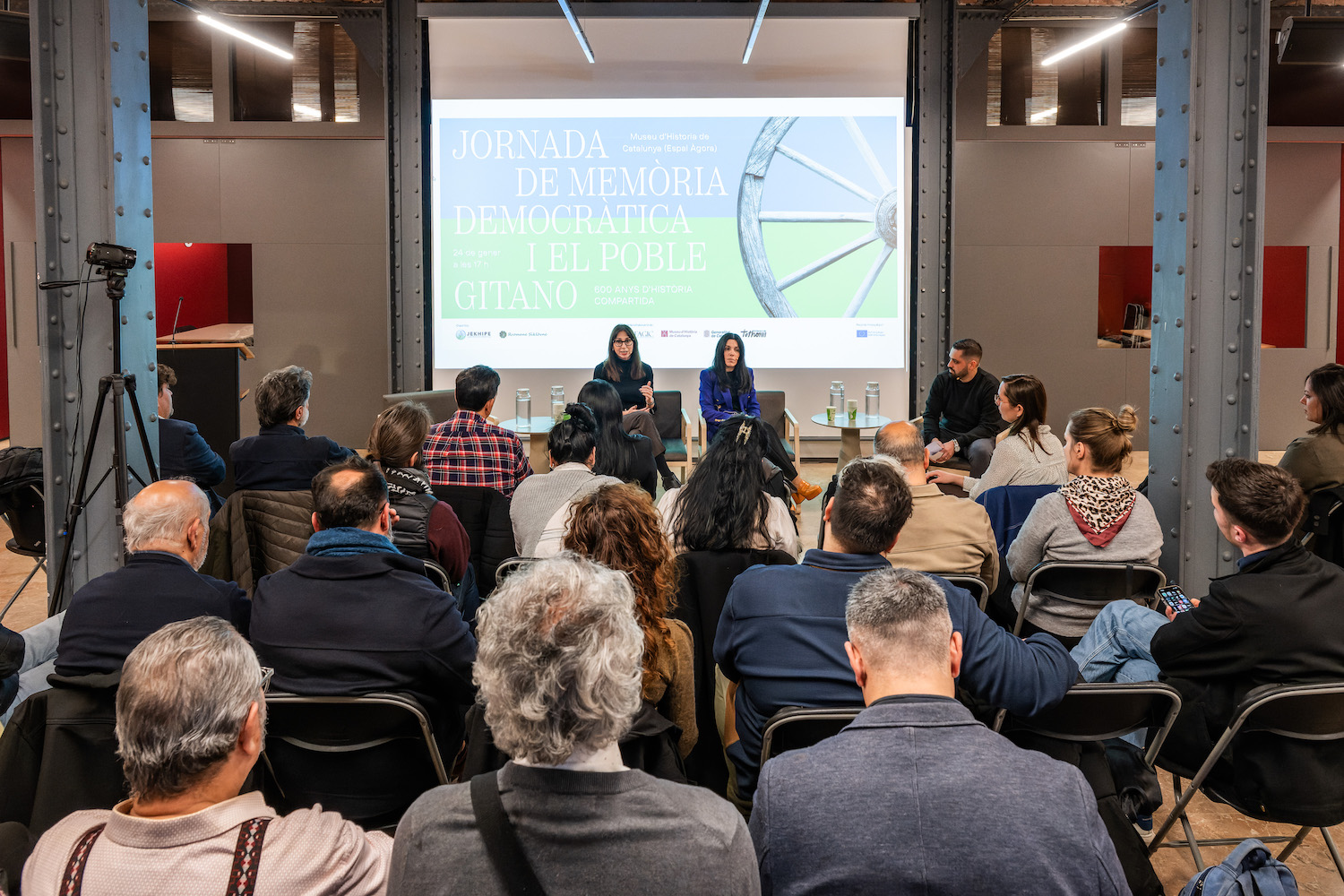 (DES)RACIALHIST participa en la Jornada de Memòria Democrática i el poble gitano organizado por el Museu d’Historia de Catalunya a través de la participación de nuestra Investigadora Principal Carolina García Sanz y Annabel Carballo. 24/01/2025